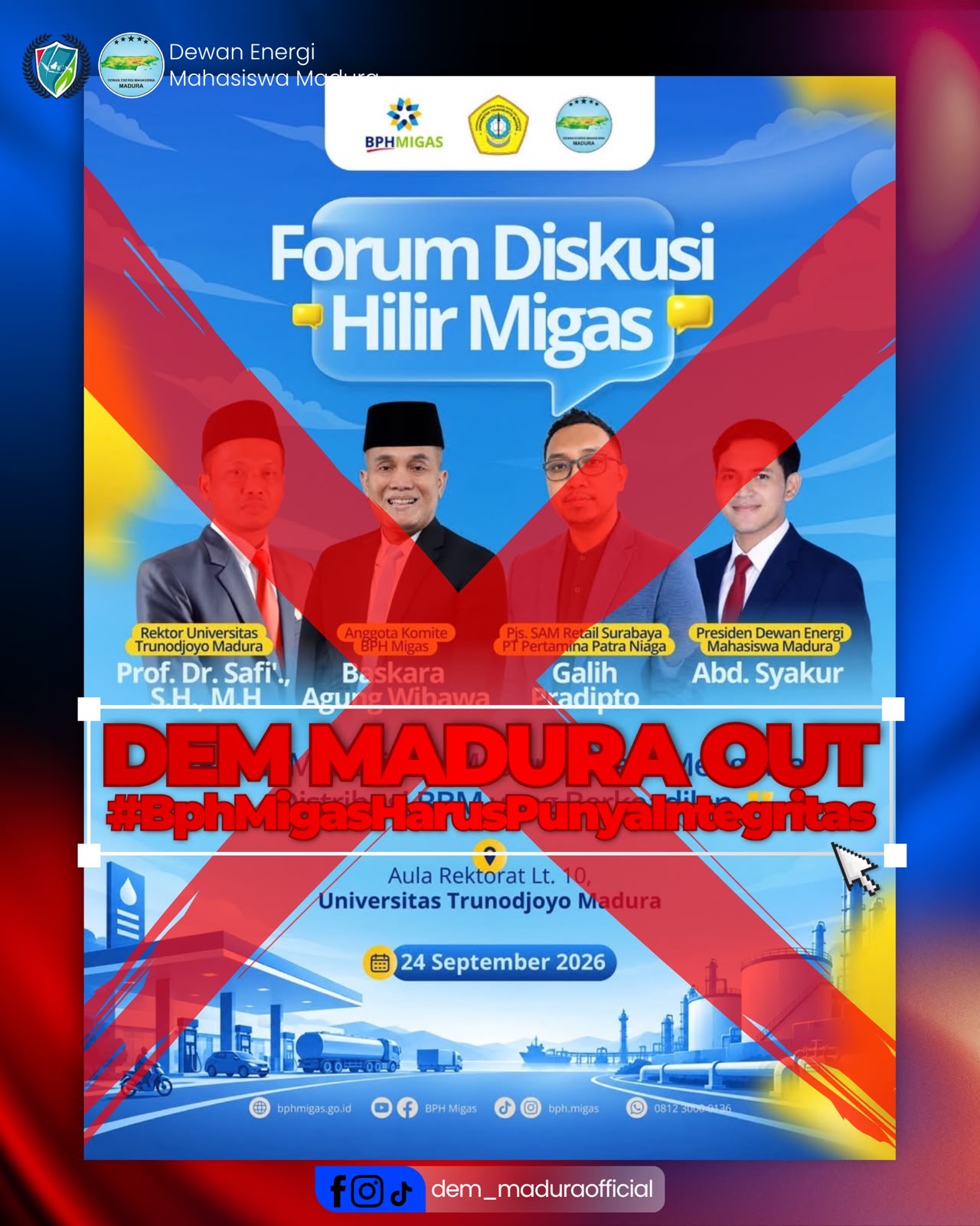 MENJAGA MARWAH ORGANISASI: PERNYATAAN SIKAP DEM MADURA TERHADAP BPH MIGAS